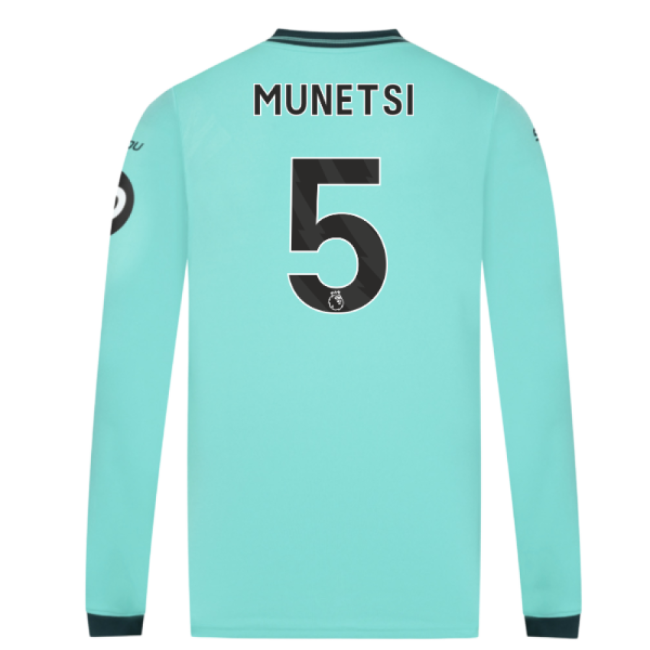 2025-2026 Wolves Long Sleeve Away Kit (Munetsi 5)