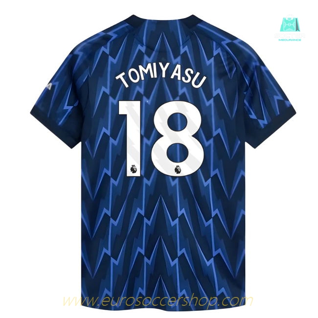 2025-2026 Arsenal Authentic Away Shirt (Womens) (Tomiyasu 18)