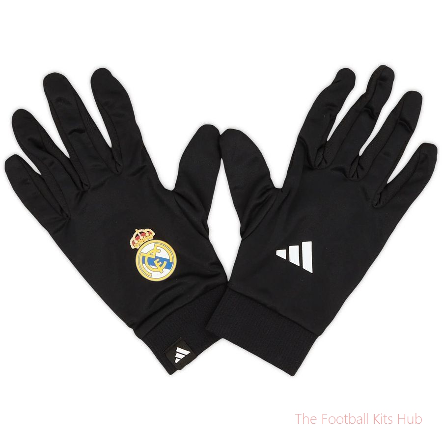 Real Madrid Player Gloves - Black/White