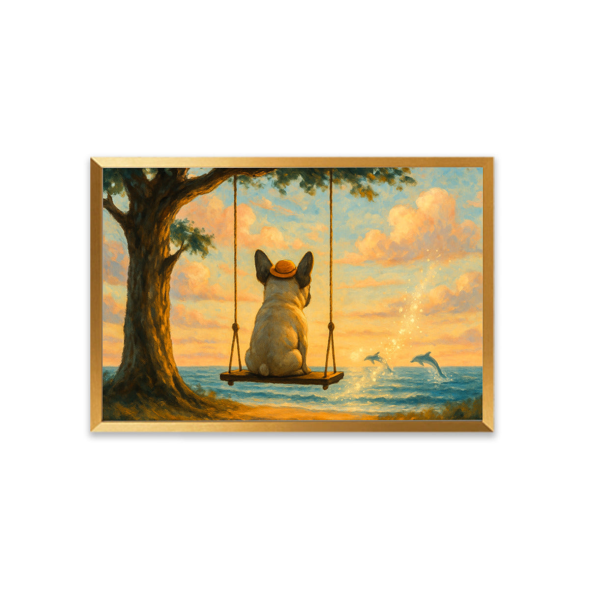 French Bulldog Elektra Framed Poster • Wall Decoration Durable Dog Item