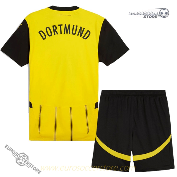 Men's Borussia Dortmund Home Football Jersey Kit for the 24-25 Season