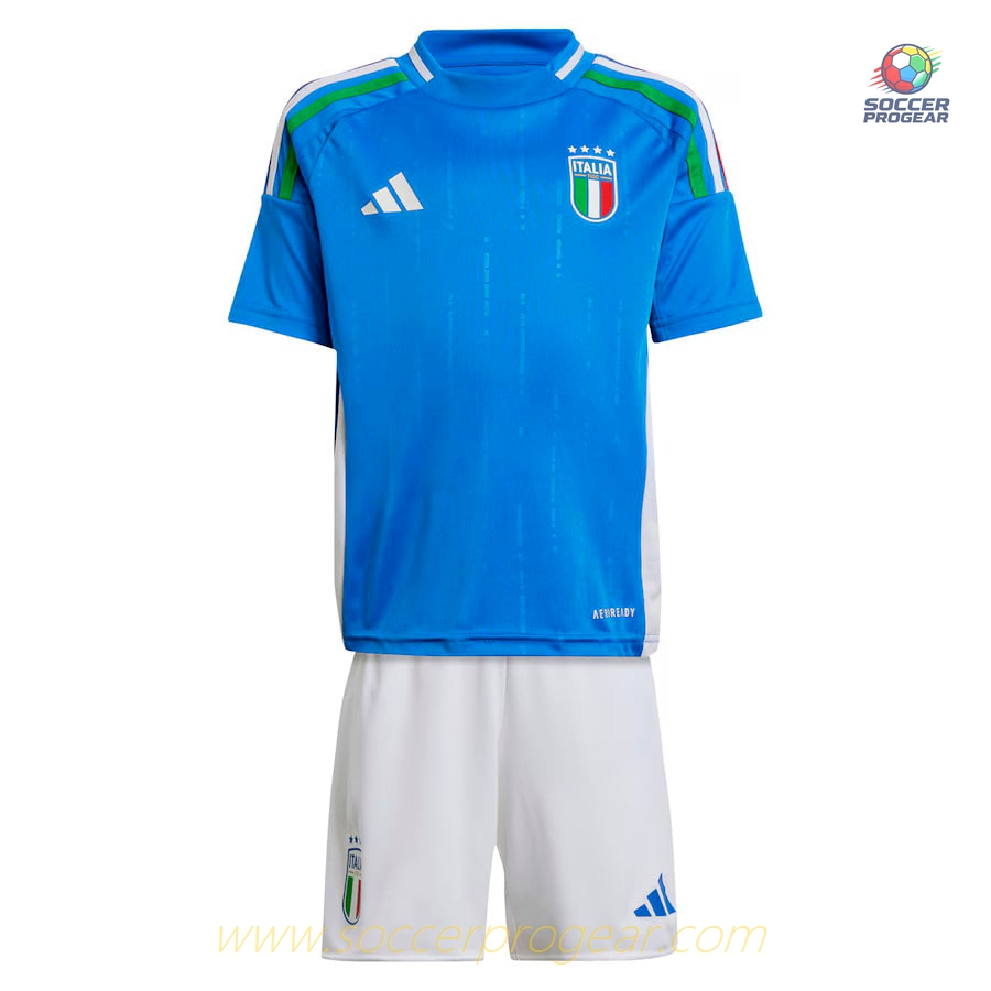 Italy Home Soccer Uniform Kids Football Jersey 2024/25 Collection