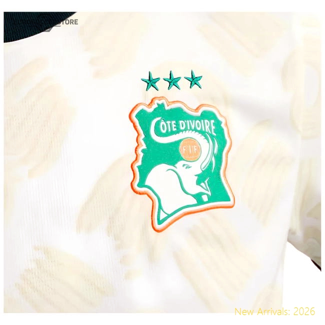 Ivory Coast 20242025 Away Shirt  Durable 7years Contemporary