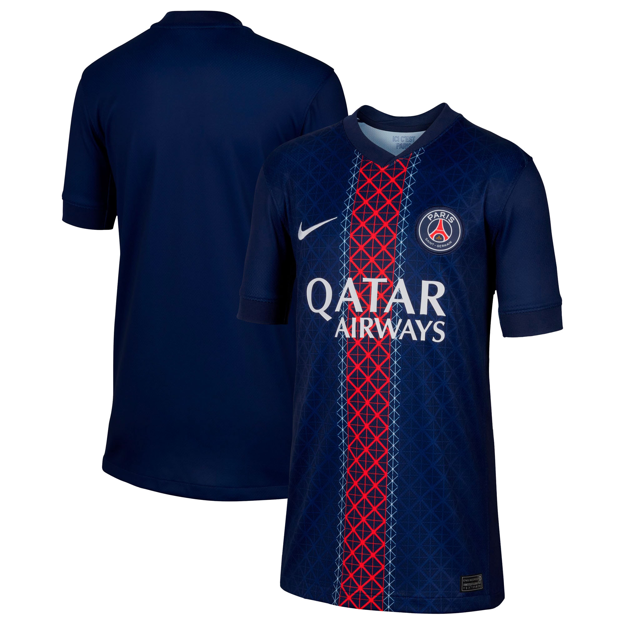 [LK] Paris Saint-Germain Youth 2025/26 Home Replica Jersey - Navy