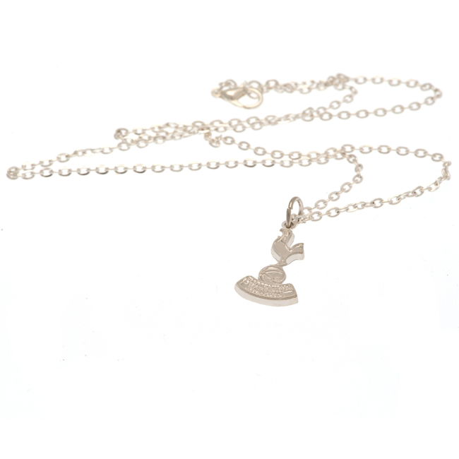 Adult Tottenham Hotspur FC Silver Plated Boxed Pendant