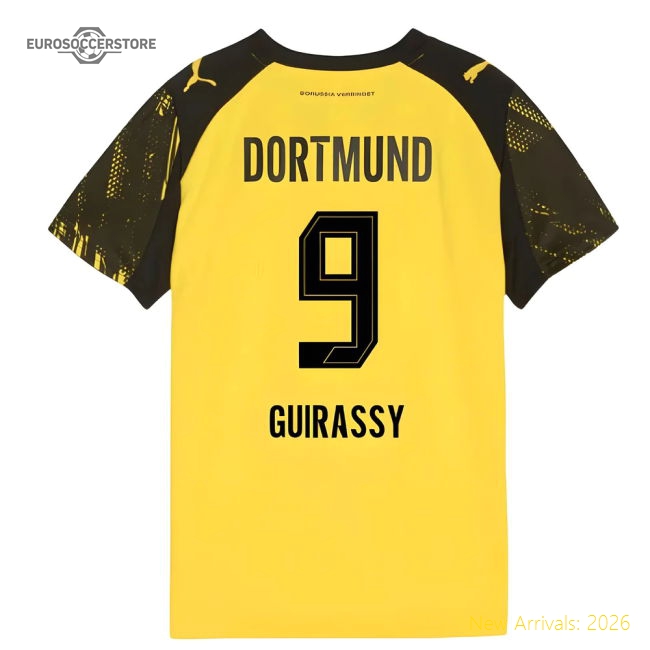 Football Team Kids Safe Guirassy Jersey 2025-2026 Lightweight