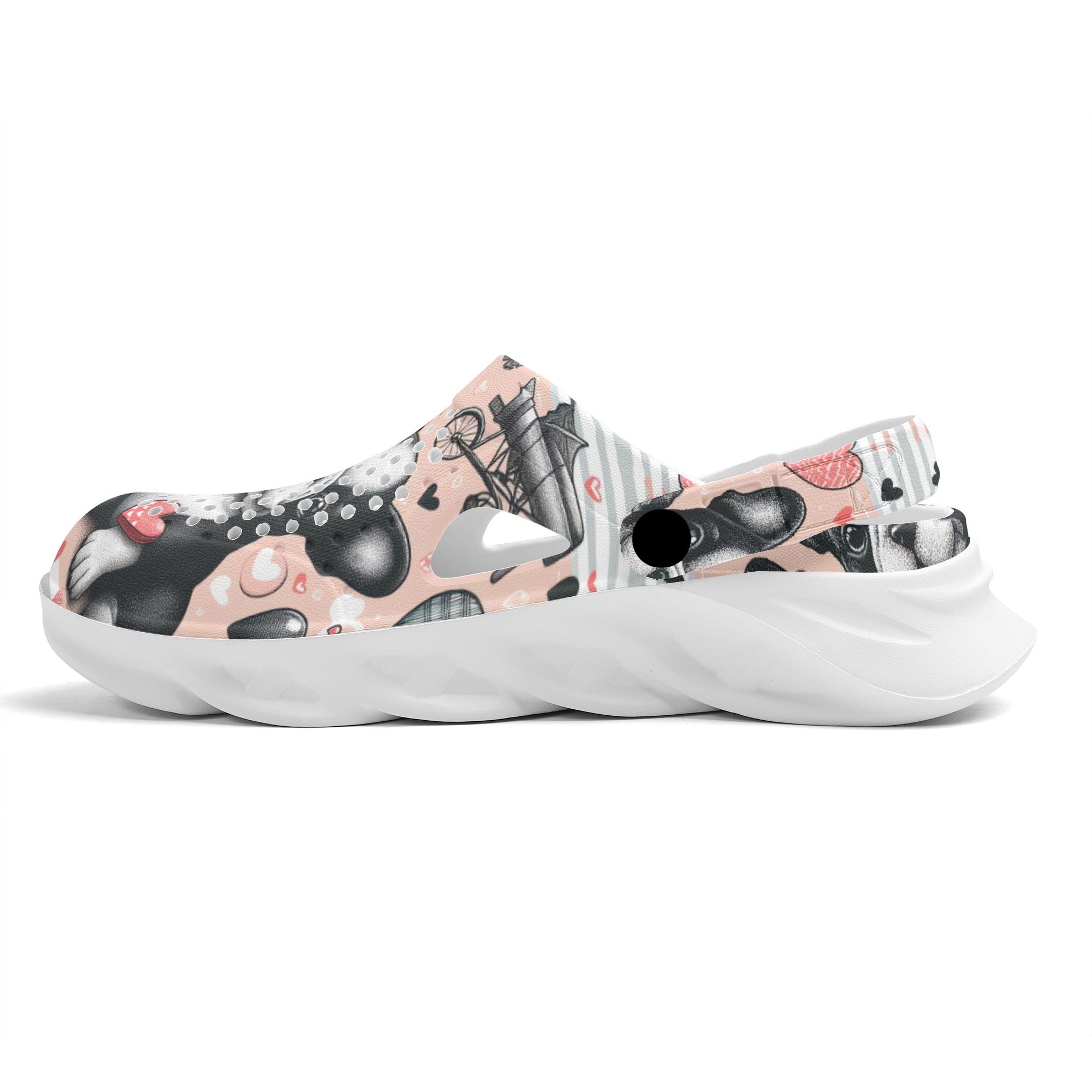 French Bulldog Winnie Summer Hollow Out Clogs Comfy Pet Product