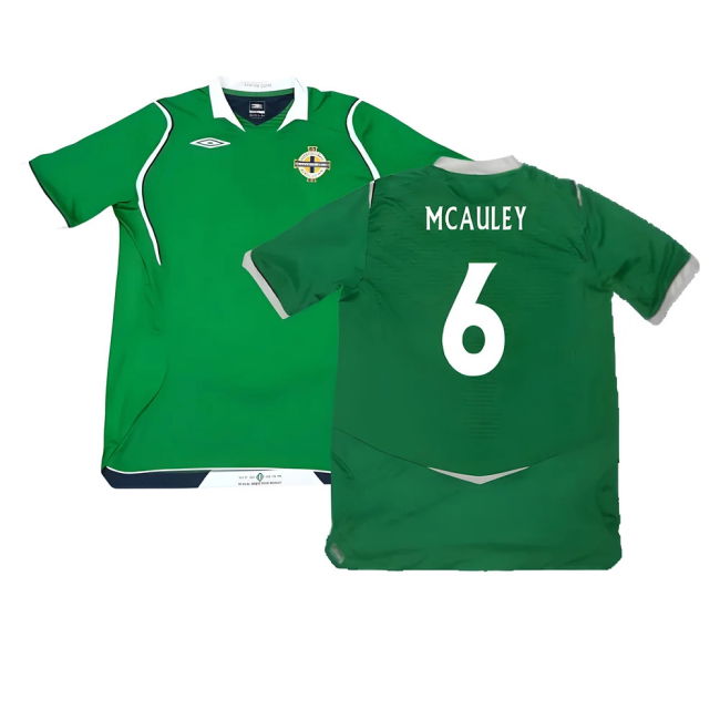 Rare Ireland Home Collector Jersey 2008-2009 (McAuley 6)