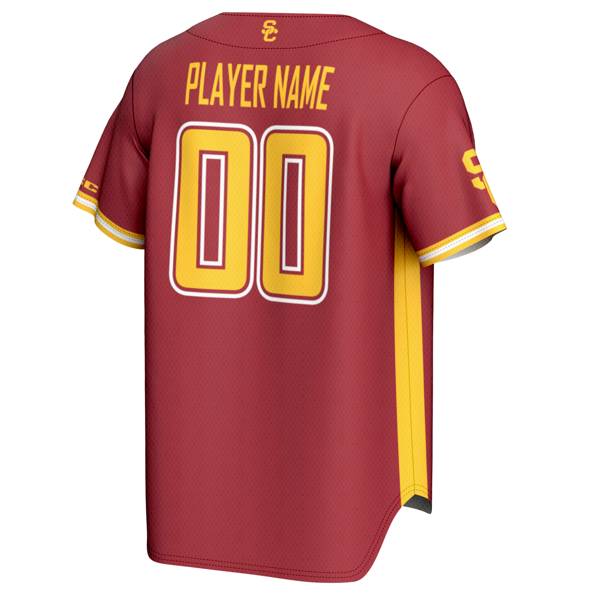 [NJP] USC Trojans GameDay Greats Youth NIL Pick-A-Player Baseball Lightweight Jersey - Cardinal