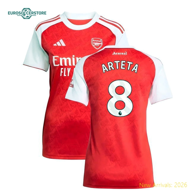 S Arsenal Female 2025 Home Jersey Shirt Football Fan Football Fan Game Day Supporter Collection