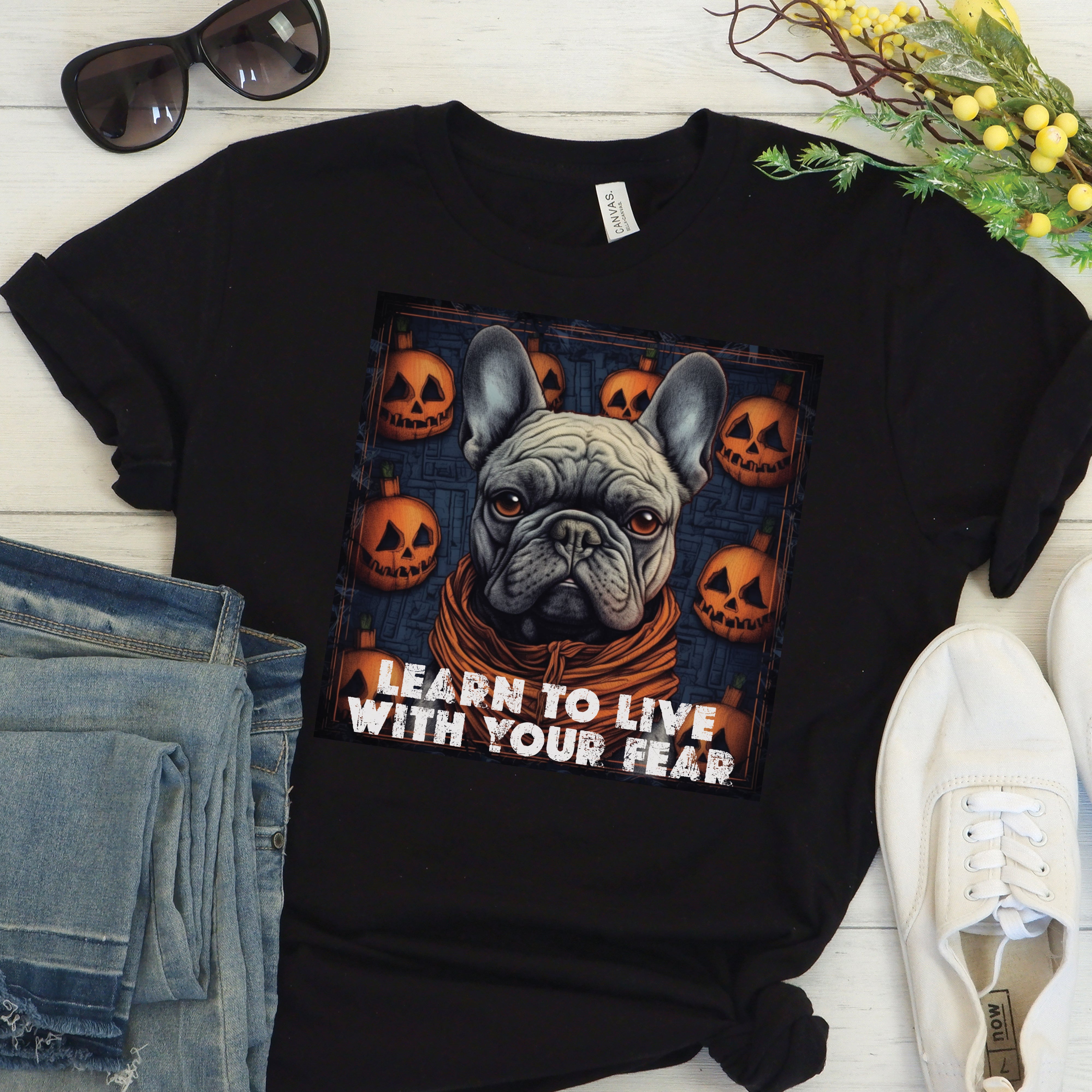 Frenchie-Fan Stylish Canine Attire - Unisex T-shirt for Street Style