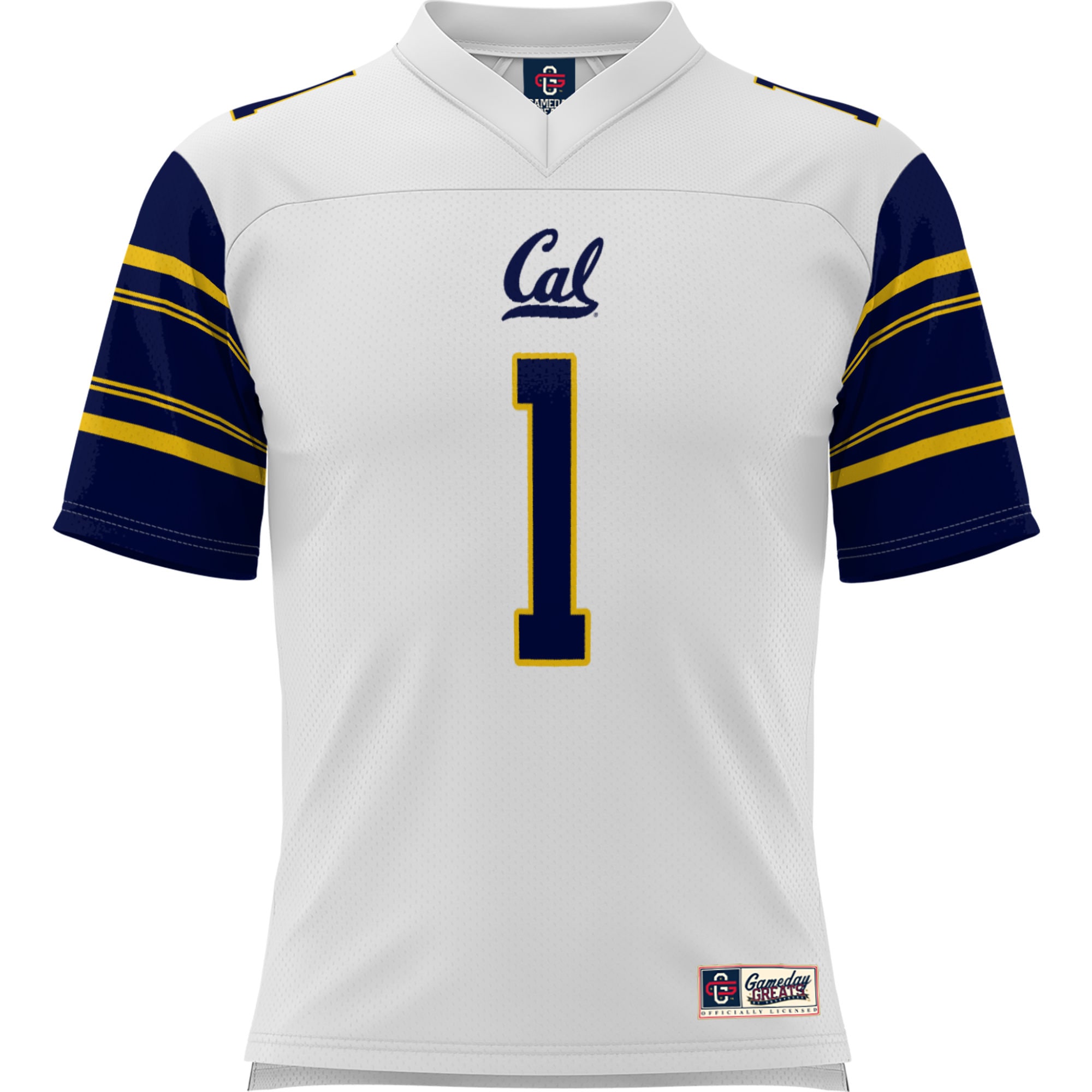 #1 Cal Bears GameDay Greats Youth Football Jersey - White