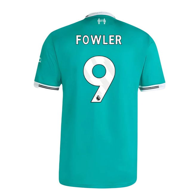 Fowler 9 Genuine 2025-2026 Liverpool English Football Third Uniform