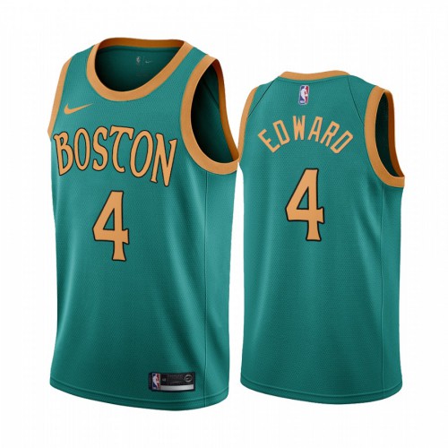 CEL Carsen Edward #4 Professional 2019 City NBA City Jersey Green