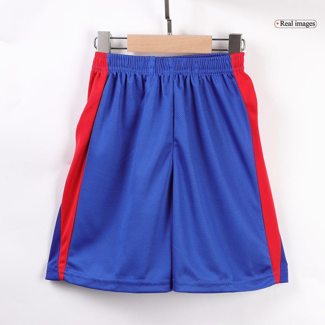 Kid's Atletico Madrid Home Soccer Jersey Kit(Jersey+Shorts) 2024/25Aut