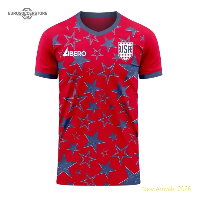 Usa 2025 Third Jersey Shirt Football Fan Apparel Match Day Essential