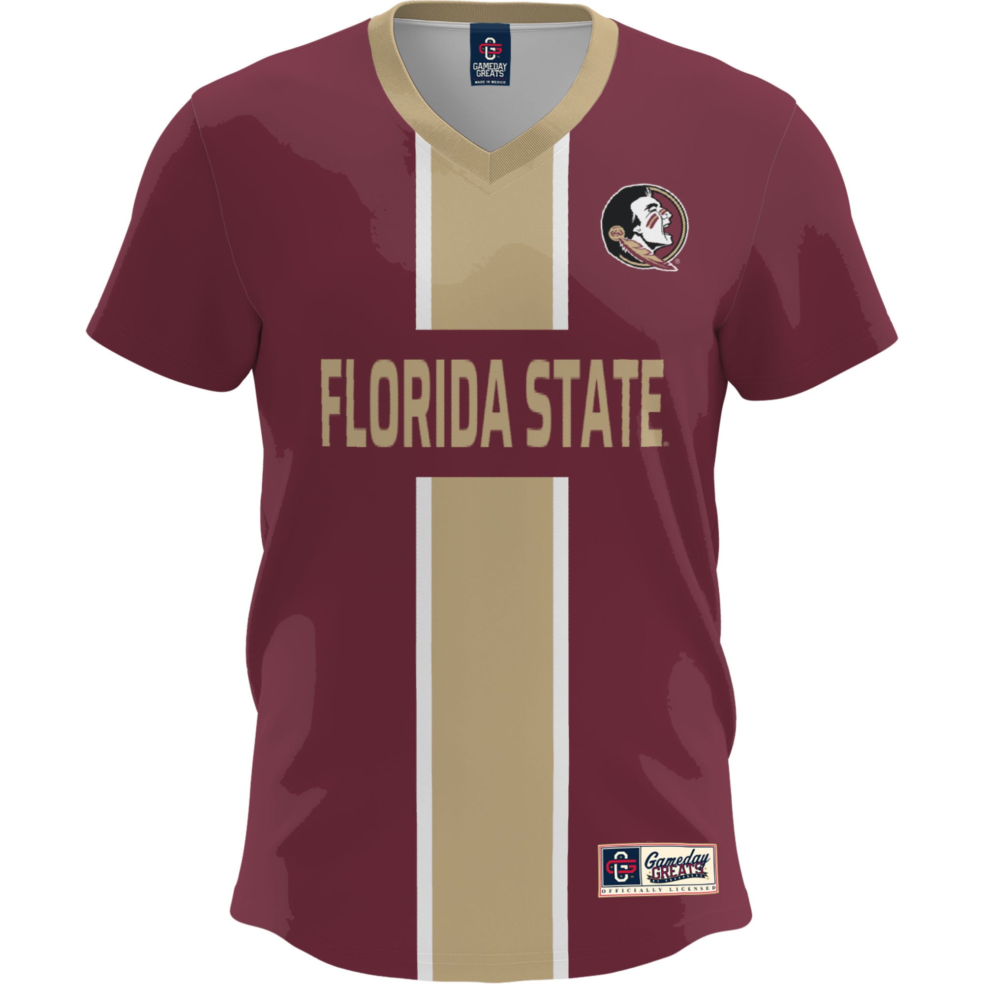 [DDG] Florida State Seminoles GameDay Greats Youth Lightweight Soccer Fashion Jersey - Garnet