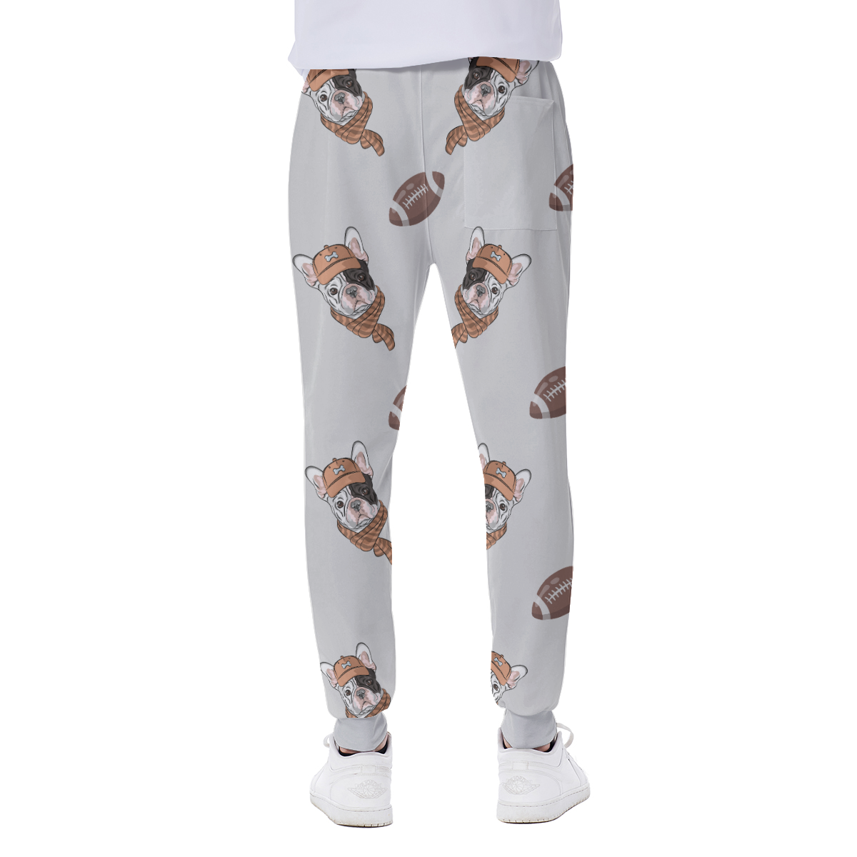 Walter - Durable Men's Sweatpants For Frenchie Pups | Non-slip Design