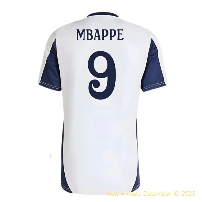 2024-2025 Real Madrid Training Shirt - Top Grade Football (Mbappe 9)...