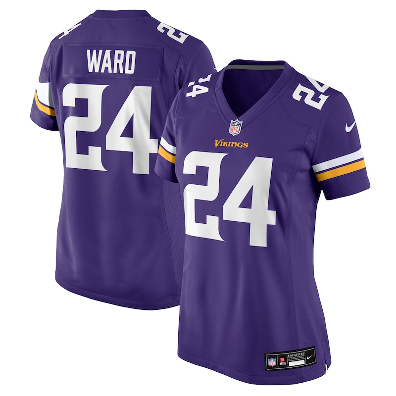 None Jay Ward Record-Breaker MIN Vikings Authentic Jersey Football App