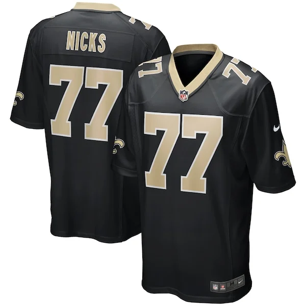 Performance New Orleans Saints Game Jersey - Premium Black NFL Fan ...