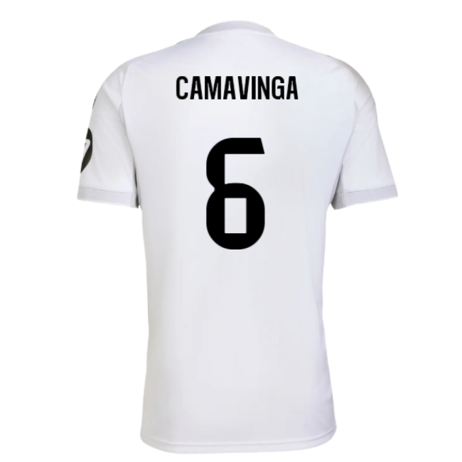 2025-2026 Real Madrid RM Durable Home Shirt (Camavinga 6) - Great Deal