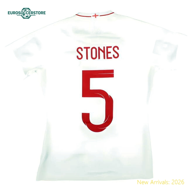 England 2018-19 Home Shirt (Womens M) Stones #5 (Excellent)