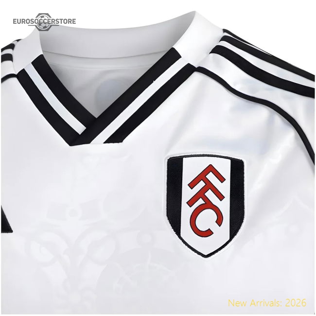 Professional Authentic 2025-2026 Fulham Home Shirt Kids Classic