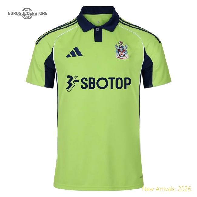 Fulham Away Kit 2025-2026 Stadium Wear Jersey For Match Days