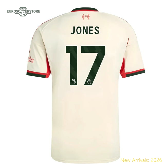 2025-2026 Liverpool Away Shirt (Kids) (Jones 17)