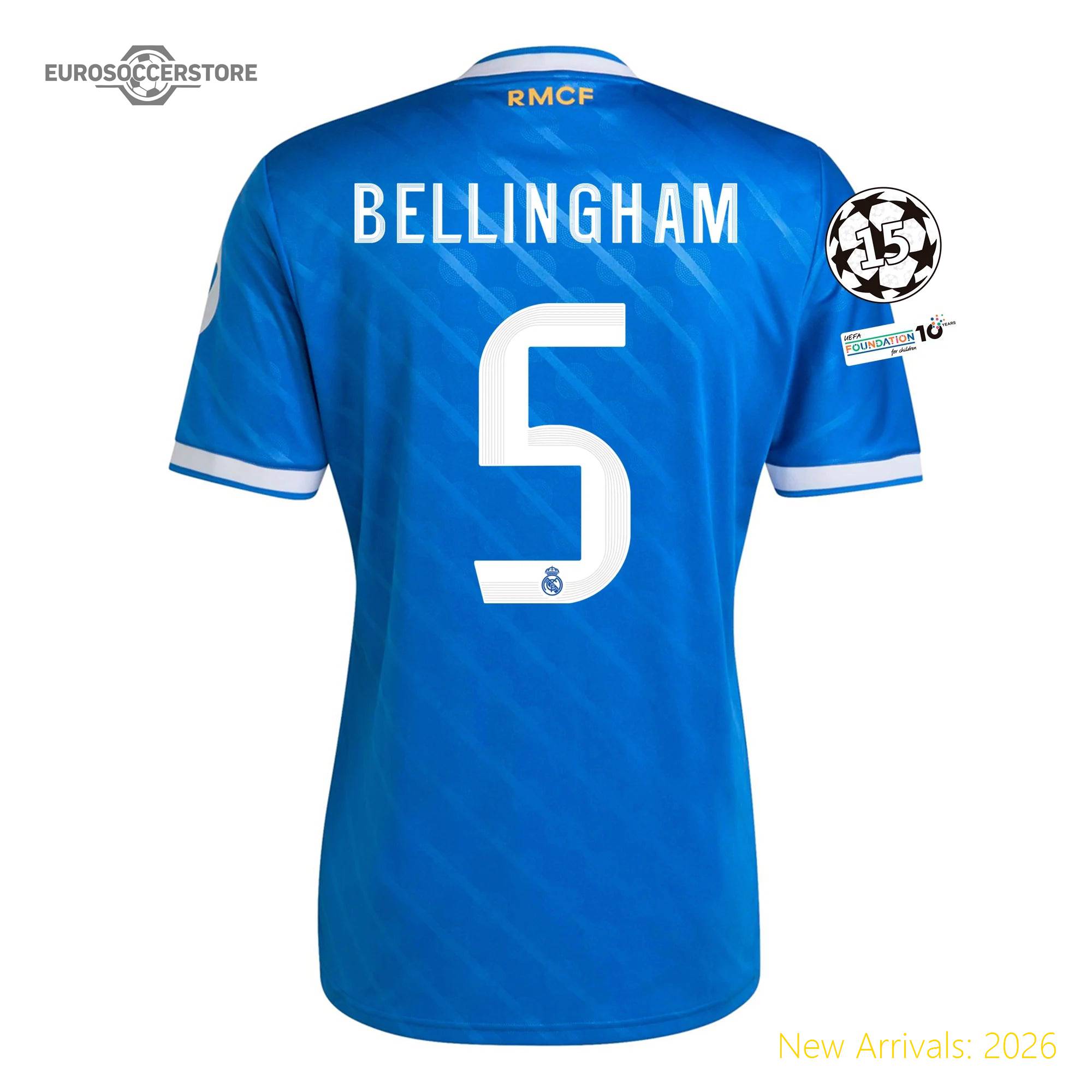 Modern Design Kids Professional Rma Football Star Third Jersey 2023