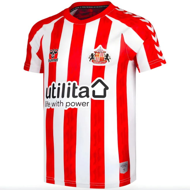 Rare Find 2024-2025 Sunderland Home Breathable Premier League Jer#986