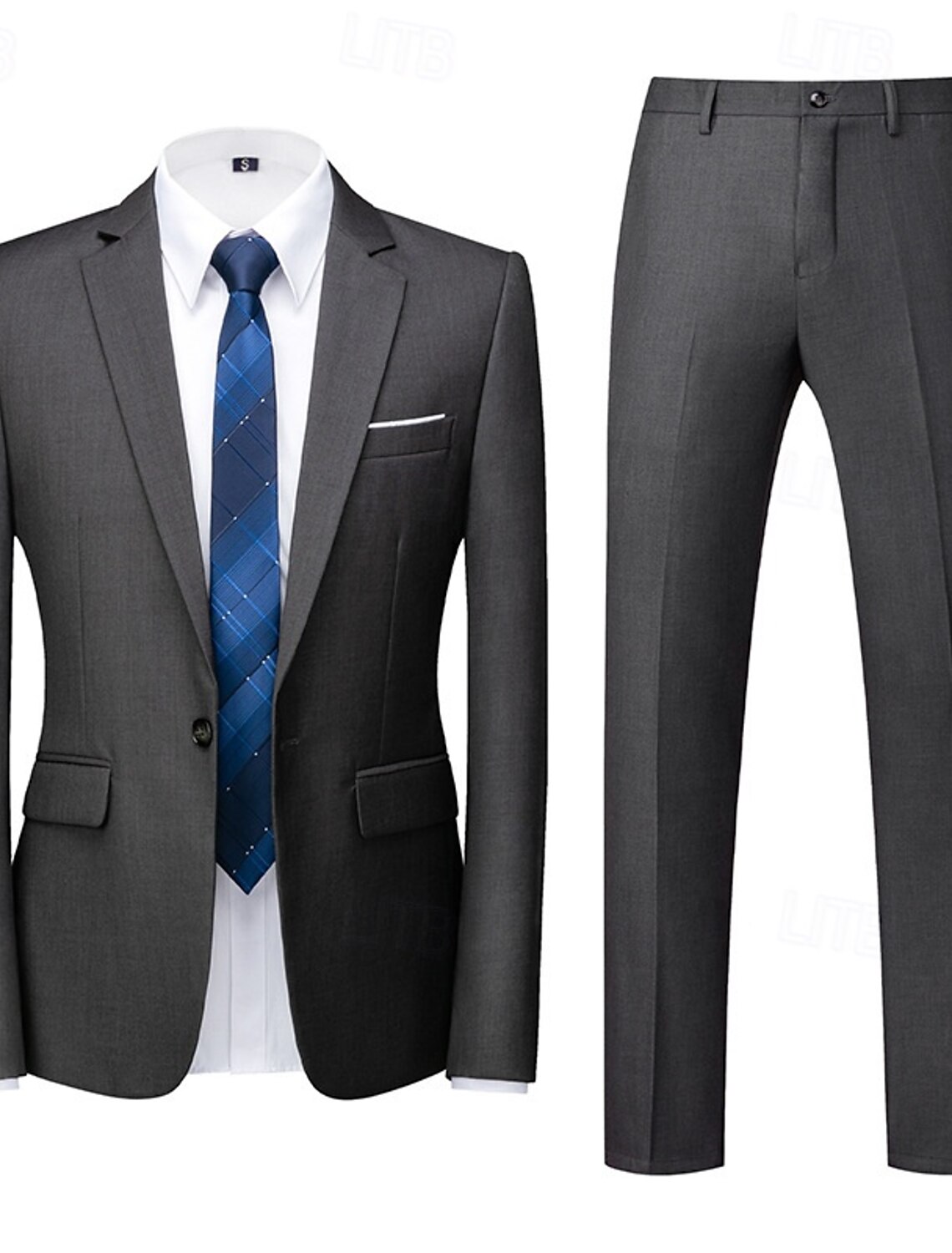 Men's Blazer Suits Business Cocktail Party Wedding 2 Piece Fashion