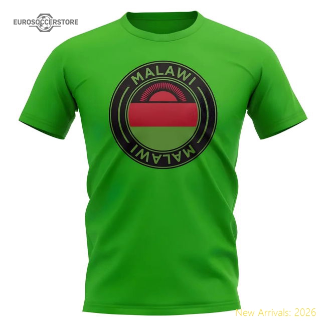 Malawi Football Badge T-shirt (green) - Cost-effective - World Cup Edition