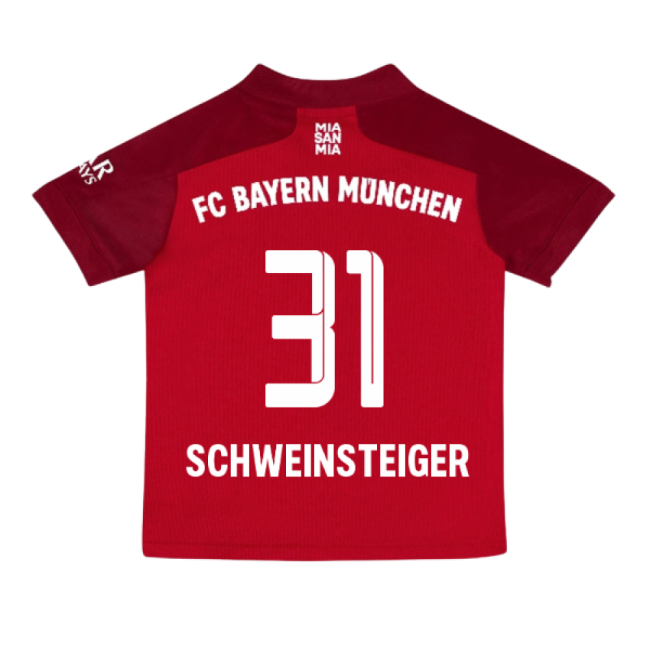 Top-Quality 2021-2022 Bayern Munich Home Mini Kit (Schweinsteiger 31)