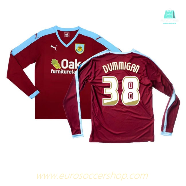Burnley 2015-16 Long Sleeve Home Shirt ((Excellent) S) (Dummigan 38)