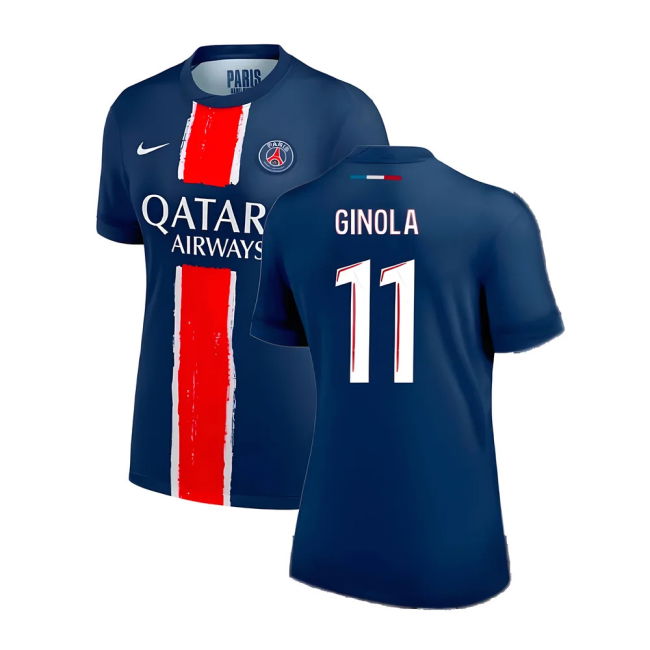 2024-2025 PSG Home Fashionable Shirt - Womens Antibacterial