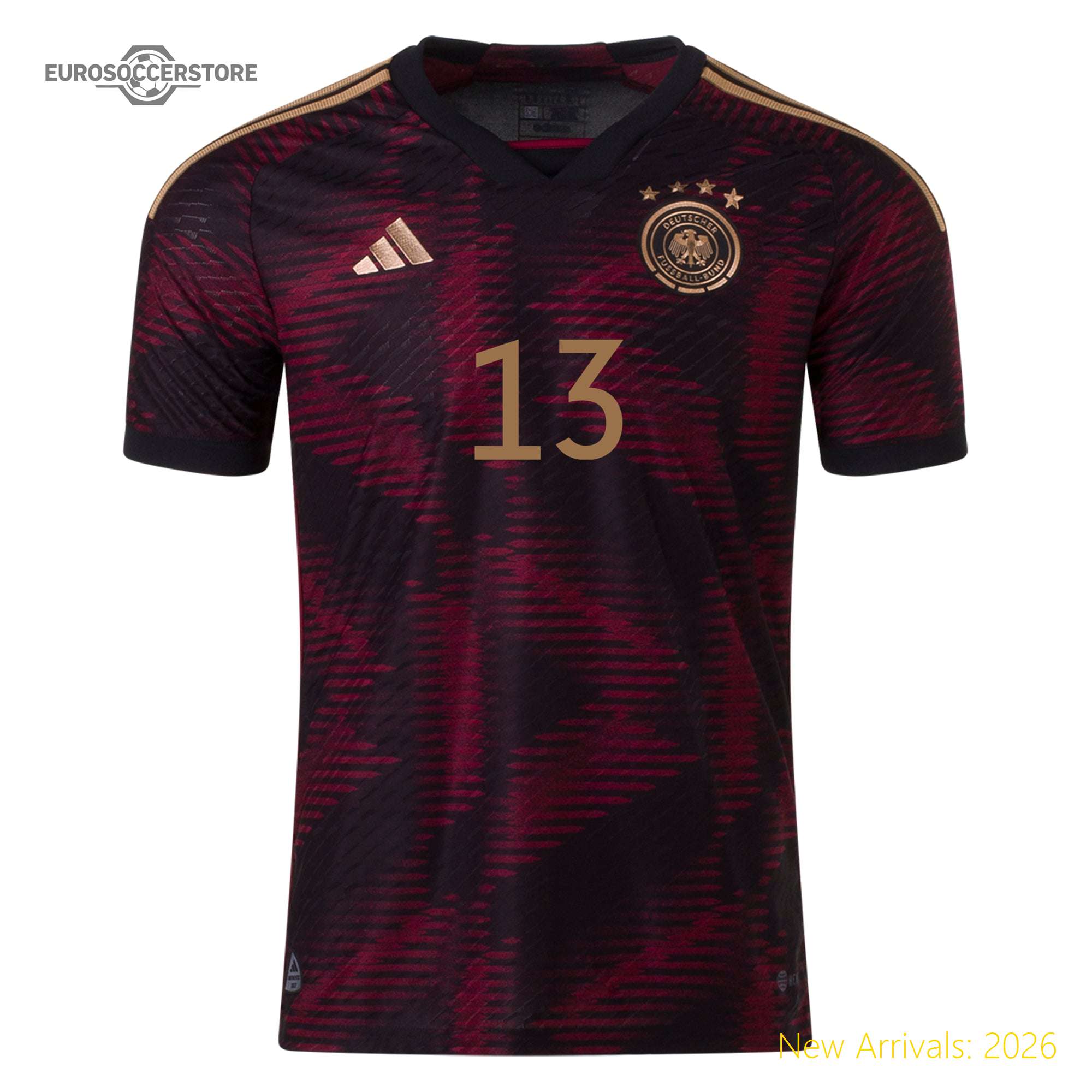 Club Approved Sleek Design Men Ger Team Superior Away Jersey 2022