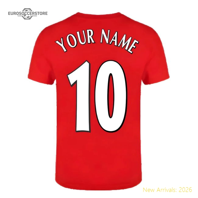 Superior The Invincibles 49 Unbeaten T-Shirt Red Your Name