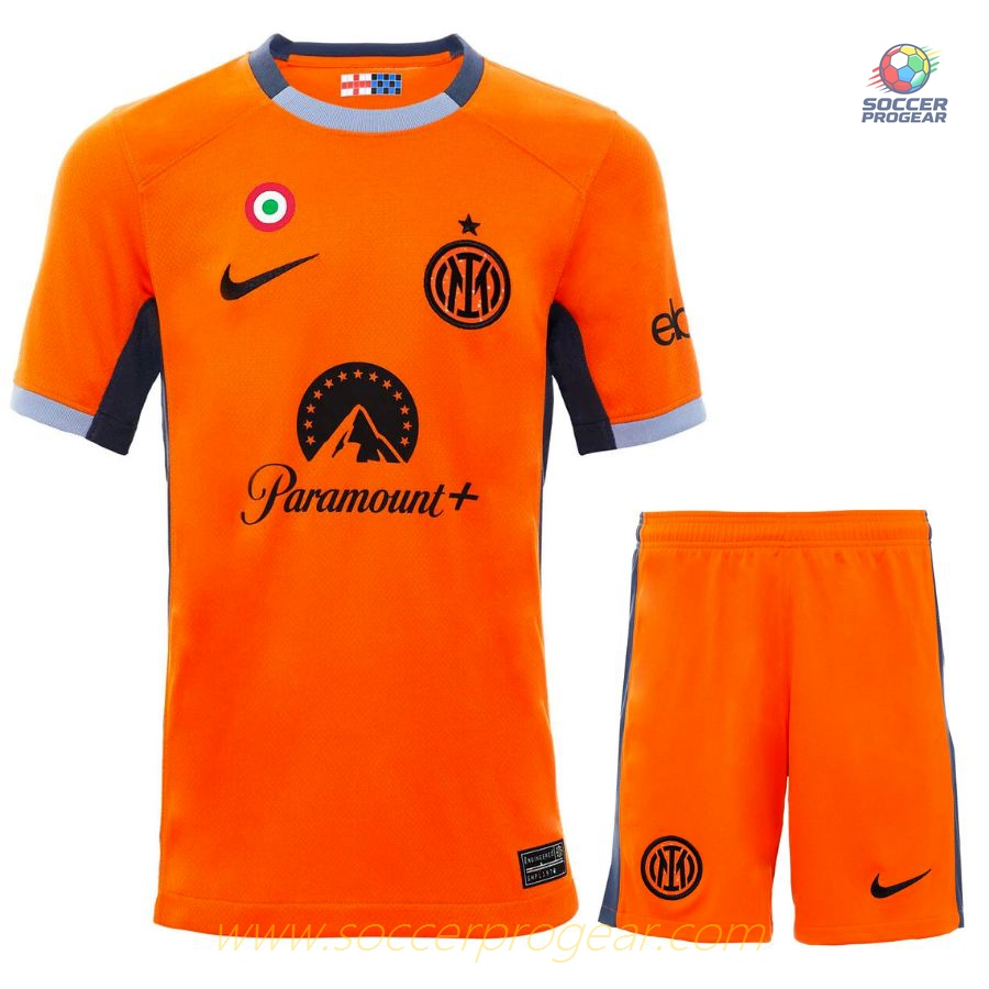 Inter Milan Children's Editionren's Soccer Uniform Team Jersey 2023 2024 Third