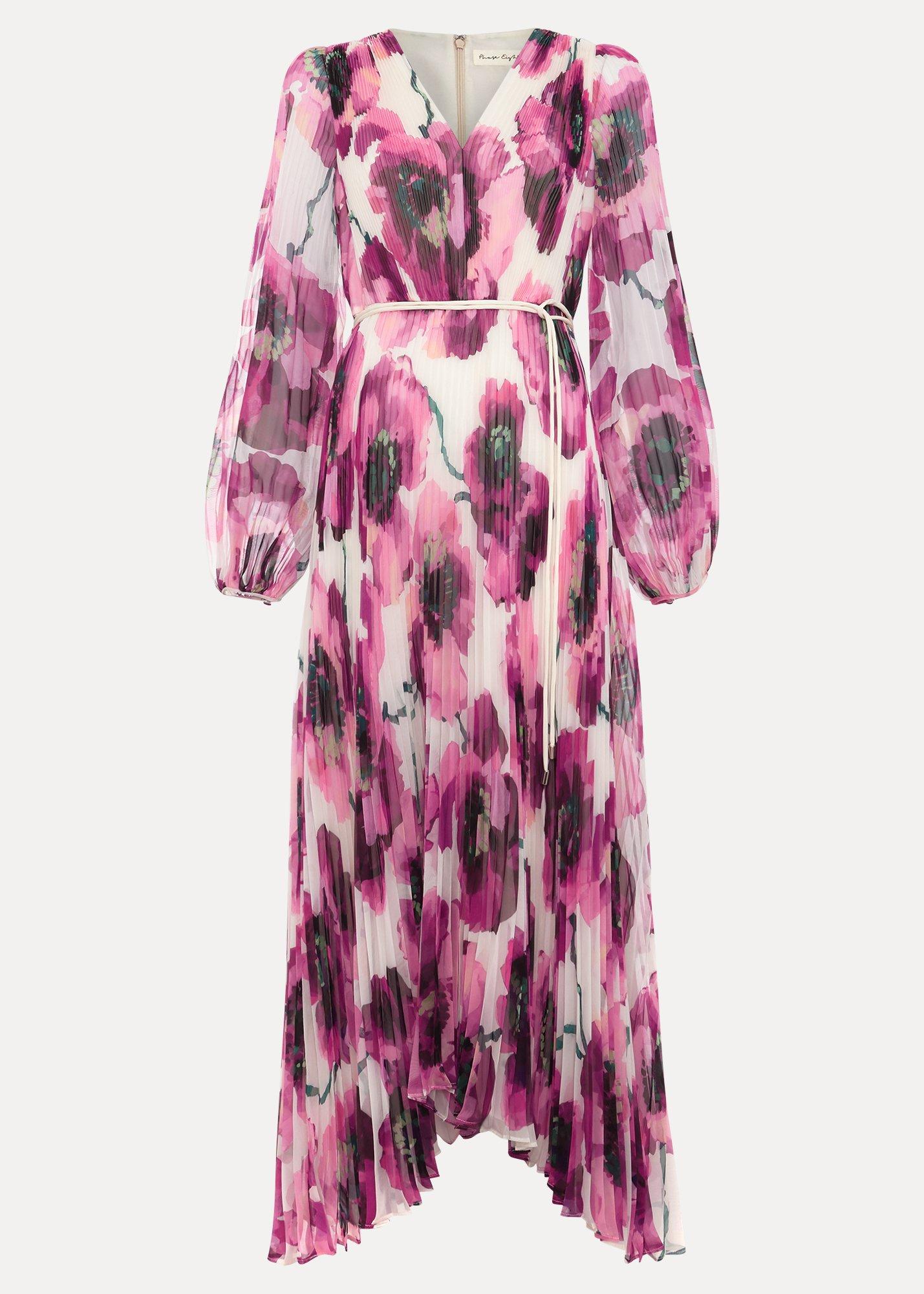 Petite Natalia Floral Print Maxi Dress
