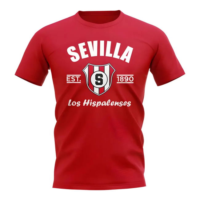 Seville Established Football T-Shirt (Red)