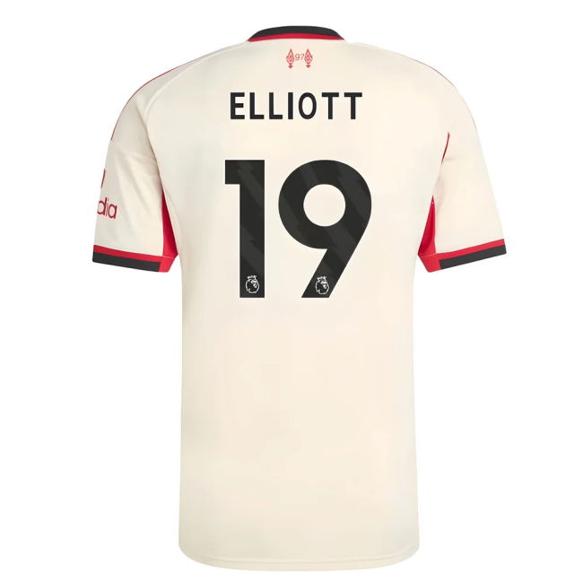 match worn 2025-2026 Liverpool Away Shirt (Kids) (Elliott 19)