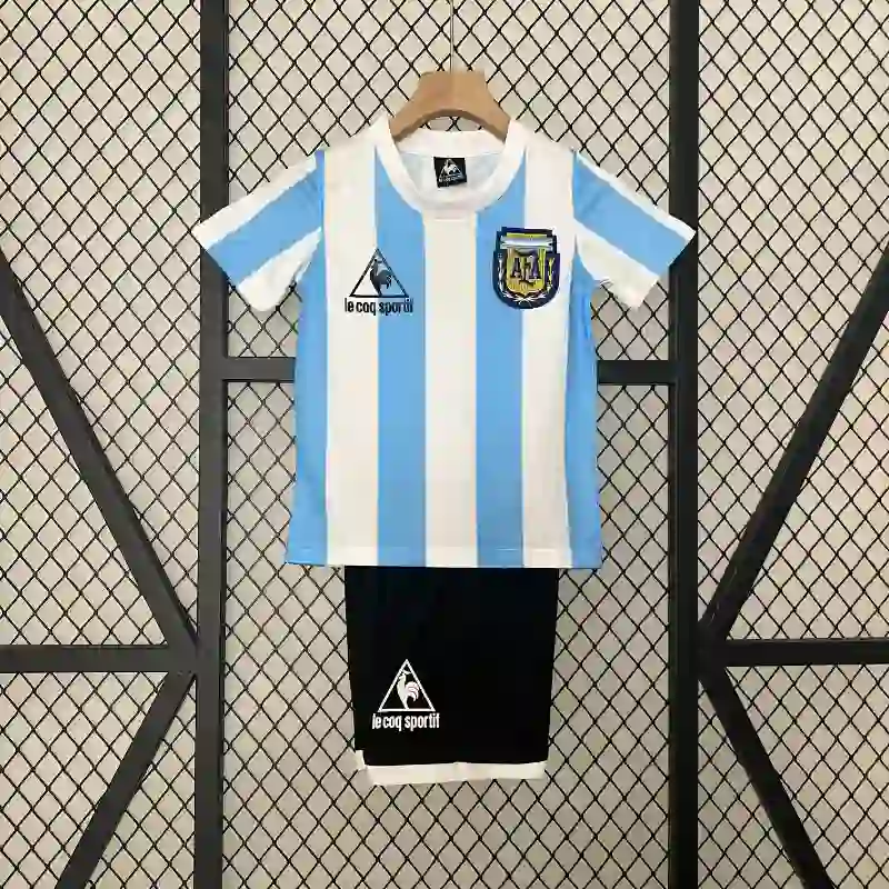 1986 Kids Argentina Jersey retro kit