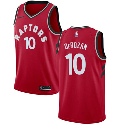 Nike Toronto Raptors #10 DeMar DeRozan Red Youth NBA Swingman Icon Edition Jersey Youth