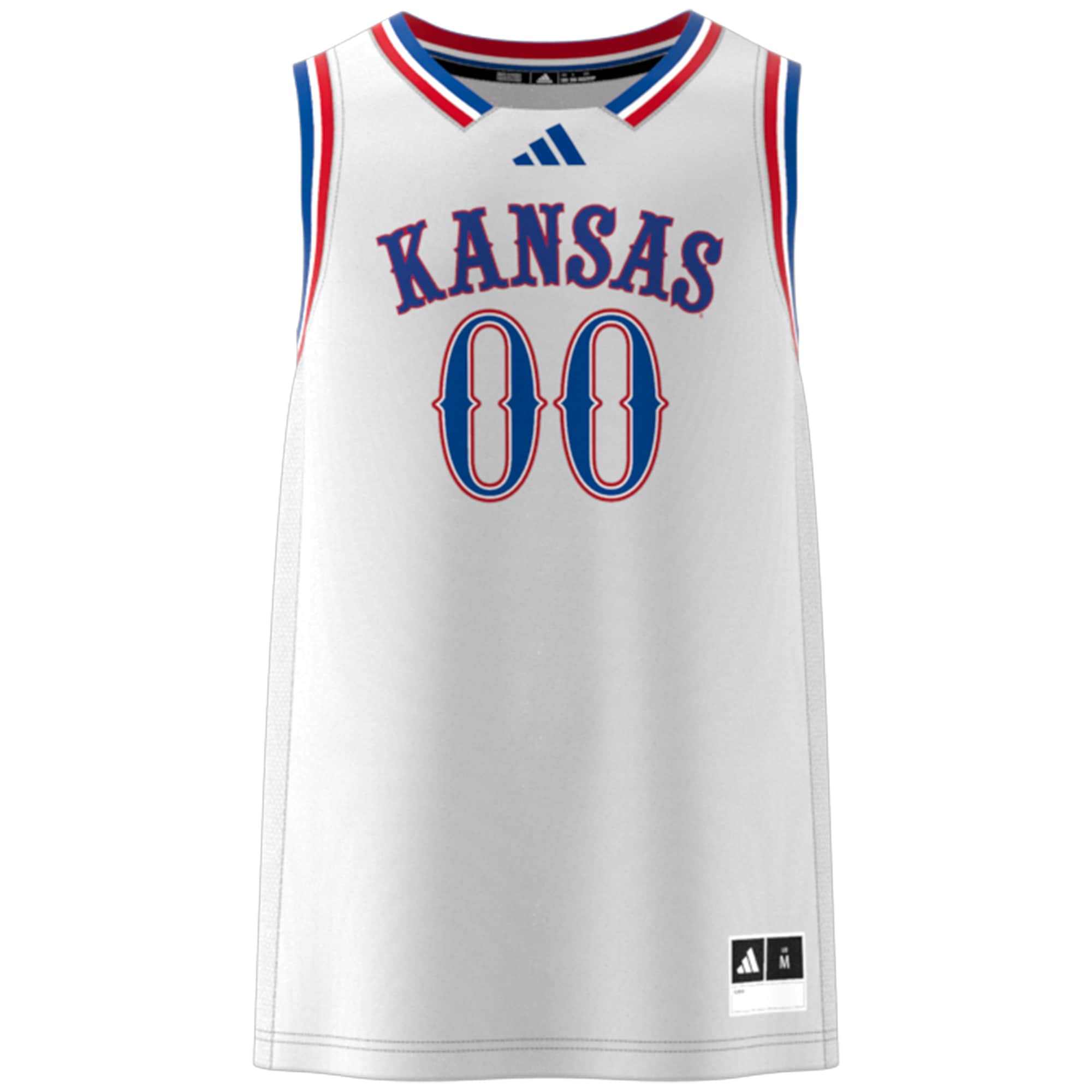[DDG] Kansas Jayhawks Swingman Jersey - White