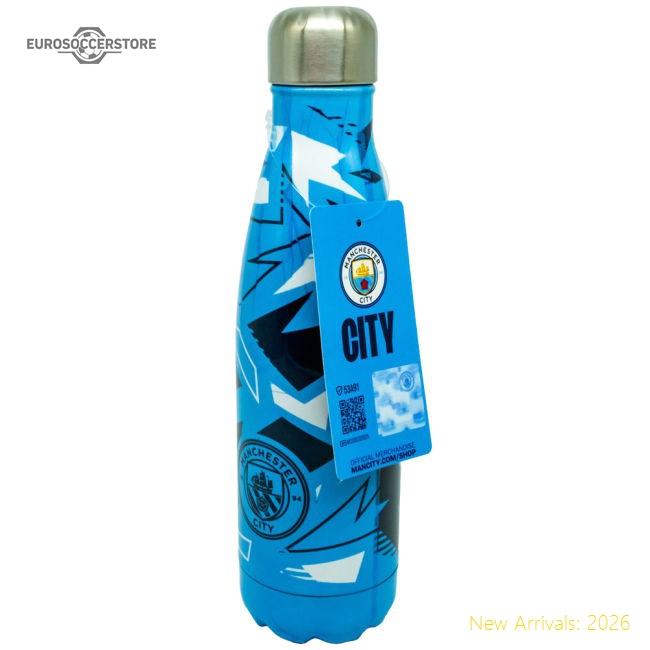 Authentic Manchester City Fc Fragment Thermal Flask - Premium Quality