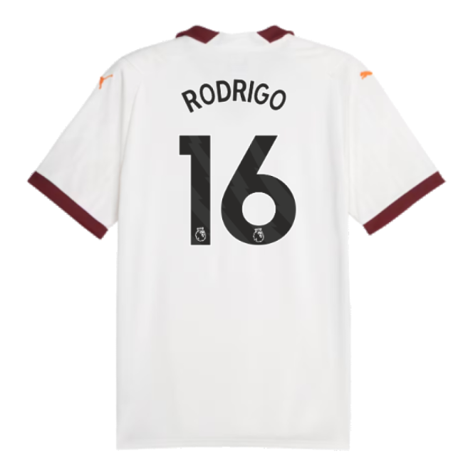 Man City Away Football Jersey 2023-20 RODRIGO 16 M S