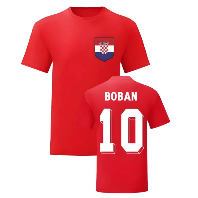 Official Zvonimir Boban Croatia Replica Athletic Kit Kit High