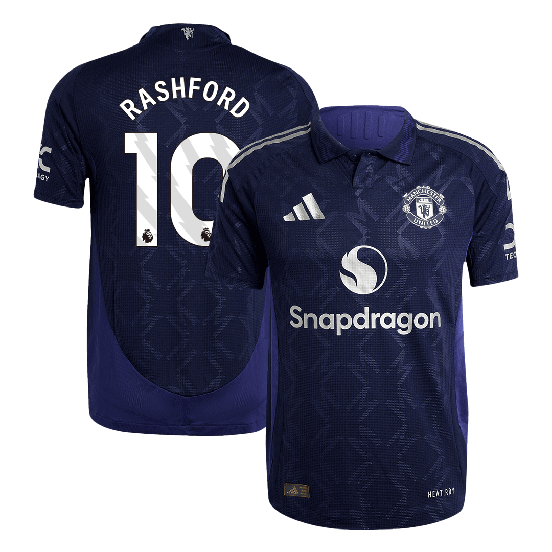 Player Version RASHFORD #10 Manchester United Away Soccer Jersey 2024/